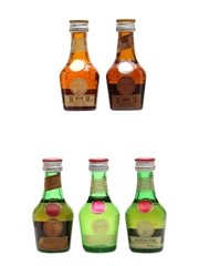 Benedictine DOM Bottled 1960s -1980s 5 x 3cl