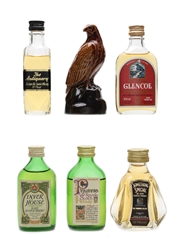Antiquary, Beneagles, Inver House, MacDonald's Glencoe, Pinwinnie & Something Special Bottled 1970s-1980s 6 x 5cl