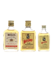 Bell's & White Horse Bottled 1980S-1980s 3 x 5cl-9.4cl / 40%