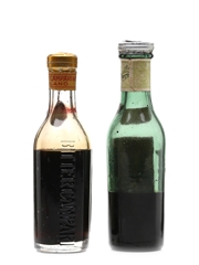Campari & Martini Bottled 1930s to 1940s 2 x 5cl