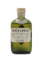Black & White Spring Cap Bottled 1950s 5cl / 40%