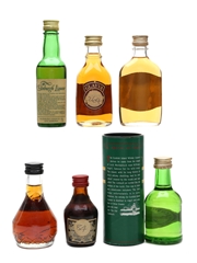 Assorted Whisky Liqueurs Edinburgh, Glayva, Irish Mist, Scottish Island 6 x 2.8cl-5cl