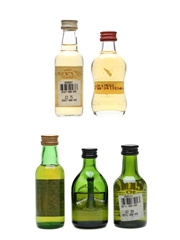Assorted Island Scotch Whisky Arran, Isle Of Jura, Talisker & Tobermory 5 x 5cl
