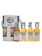 Bowmore Miniatures Collection Legend, 12, 17 & 21 Year Old 4 x 5cl / 43%