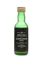 Glencadam 21 Year Old Bottled 1980s - Cadenhead's 5cl / 46%