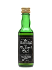 Highland Park 22 Year Old Bottled 1970s 5cl / 46%
