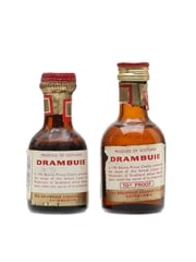Drambuie Miniatures Bottled 1960s & 1970s 2 x 5cl