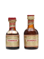 Drambuie Miniatures Bottled 1960s & 1970s 2 x 5cl