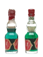 Get Pippermint Liqueur Bottled 1950s 2 x 5cl / 27%