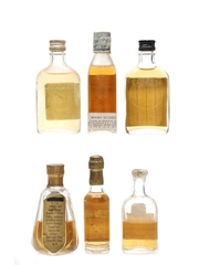Assorted Blended Whisky Braemar, Duncan MacGregor, Glen Eagle, Huntly, Melrose & Red Hills 6 x 2.5cl-4.5cl
