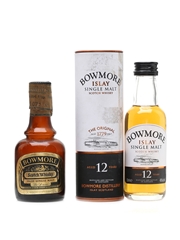 Bowmore De Luxe & 12 Year Old  2 x 5cl