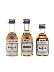 Martell 3 Star VS Bottled 1970s 3 x 3cl / 40%