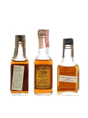 Beam's Choice, Bourbon De Luxe, Bourbon Supreme Bottled 1960s-1970s 3 x 4.7cl / 43%
