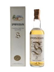 Springbank 1972 21 Year Old 70cl / 46%
