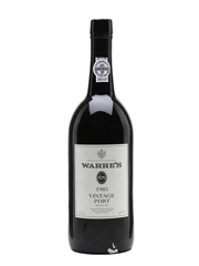 Warre's 1985 Vintage Port Bottled 1987 75cl / 20%