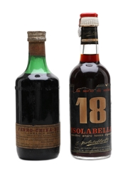 Bisleri Ferro China & Isolabella 18 Amaro Bottled 1950s 2 x 50cl
