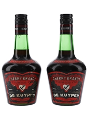 De Kuyper Cherry Brandy Bottled 1970s 2 x 34cl / 24%