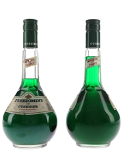 Cusenier Freezomint Creme De Menthe Bottled 1980s 2 x 70cl