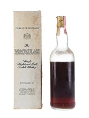 Macallan 1961 Campbell, Hope & King Bottled 1970s - Rinaldi 75cl / 46%
