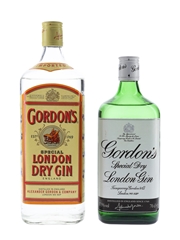 Gordon's Special London Dry Gin Bottled 1980s 100cl & 70cl