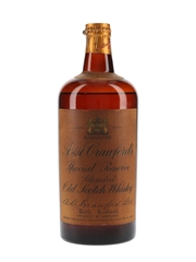 A & A Crawford's Special Reserve Spring Cap Bottled 1950s 75cl