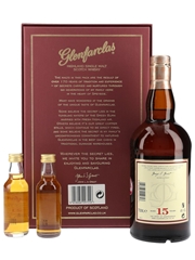 Glenfarclas Tasting Pack 15 Year Old, 21 Year Old, 25 Year Old 70cl & 2 x 5cl