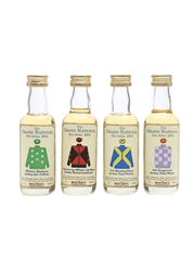 'The Grand National 6 April 2002' Collection The Whisky Connoisseur 4 x Miniatures