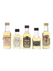 5 x Blended Scotch Whisky Miniatures 