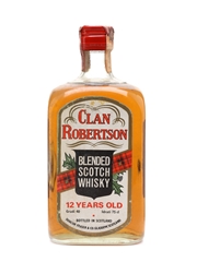 Clan Robertson 12 Year Old Bottled 1970s - Orlandi 75cl / 40%