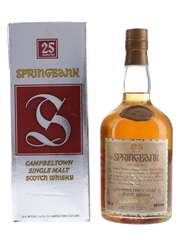 Springbank 25 Year Old Bottled 1980s-1990s 75cl / 46%