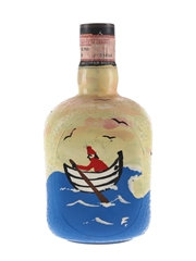 Grand Old Parr 12 Year Old Bottled 1970s - Rowing Boat Painted Bottle 75cl / 40%