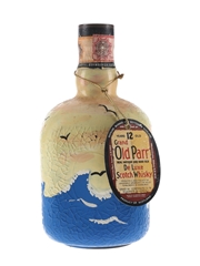 Grand Old Parr 12 Year Old Bottled 1970s - Rowing Boat Painted Bottle 75cl / 40%