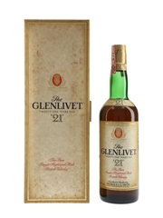 Glenlivet 21 Year Old Bottled 1980s - Seagram 75cl / 43%