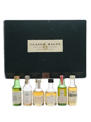 Classic Malts Whisky Set Inc Lagavulin White Horse 6 x Miniatures