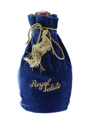 Royal Salute 21 Year Old Bottled 1980s - Blue Spode Ceramic Decanter 70cl / 40%