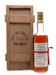 Macallan 1950 Handwritten Label