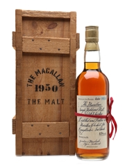 Macallan 1950 Handwritten Label Bottled 1980s 75cl / 43%