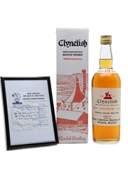 Clynelish 12 Year Old Bottled 1960s - Includes Purchase Receipt 75.7cl / 40%