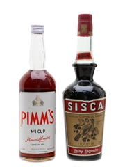 Sisca Creme De Casis & Pimm's No.1  2 x 70cl