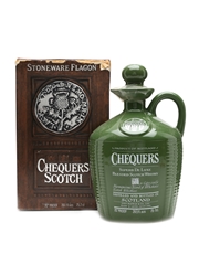 Chequers De Luxe Bottled 1980s Ceramic Decanter 75cl