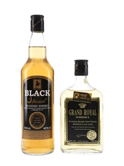 Black Special Blended & Grand Royal Whisky  35cl & 70cl