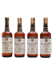 Canadian Club Bottled 1970s 4 x 75.7cl / 40%