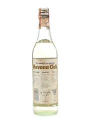 Havana Club 3 Year Old Light Dry Bottled 1970s - Cinzano 75cl / 40%