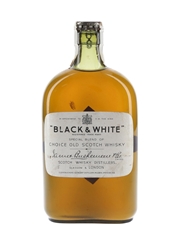 Black & White Spring Cap Bottled 1940s 37.5cl