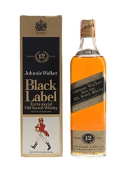 Johnnie Walker Black Label 12 Year Old Bottled 1970s 75cl / 40%