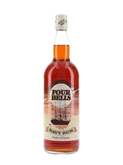 Four Bells Navy Rum Bottled 1990s - Whyte & Mackay 100cl / 43%