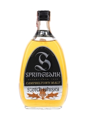 Springbank 21 Year Old Bottled 1980s - Pear Shape Bottle 75cl / 43%