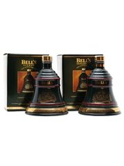 2 x Bell's Christmas Decanters 1993 & 1994