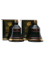 2 x Bell's Christmas Decanters 1993 & 1994 70cl 