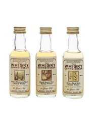 Macallan, Highland Park and Caol Ila 10 Years Old The Whisky Connoisseur 3 x 5cl